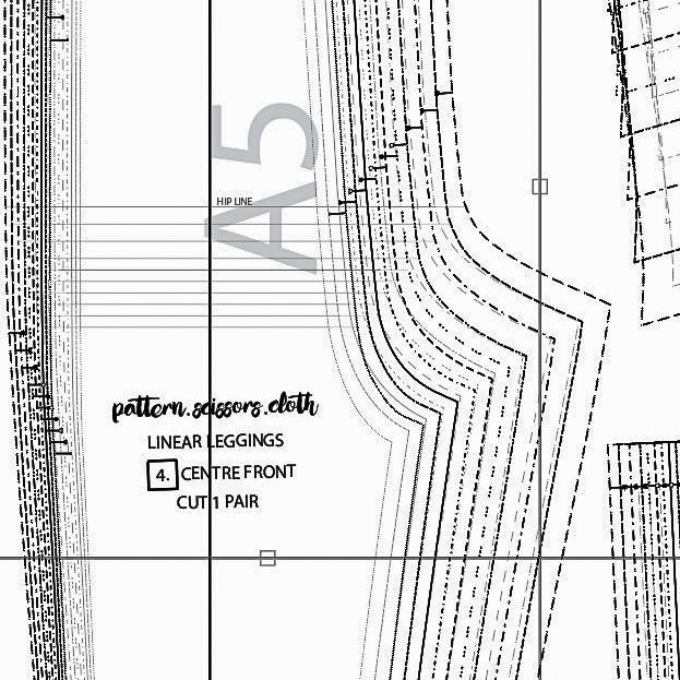 Linear Leggings Digital Sewing Pattern – pattern.scissors.cloth